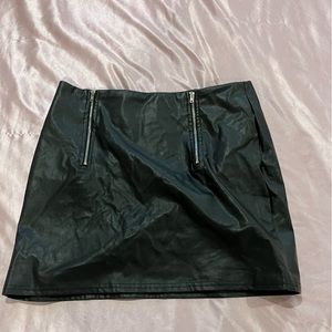 Leather skirt
